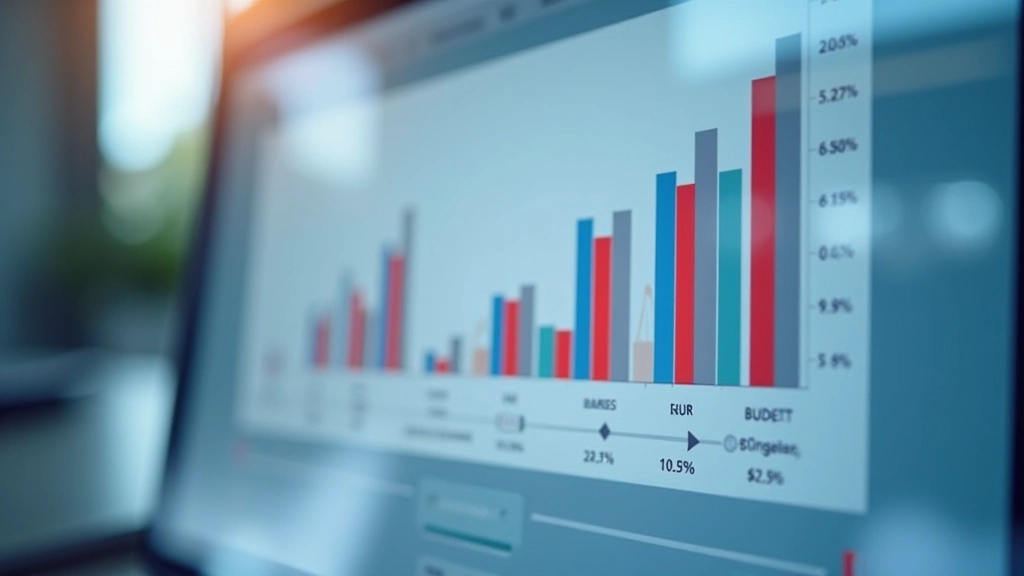 Finanční graf znázorňující rozdělení státního rozpočtu a příjmy a výdaje