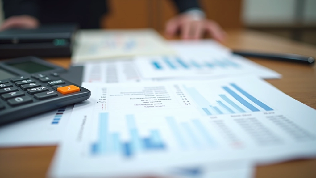 Státní rozpočet a finanční dokumenty na stole se zvýrazněnými čísly